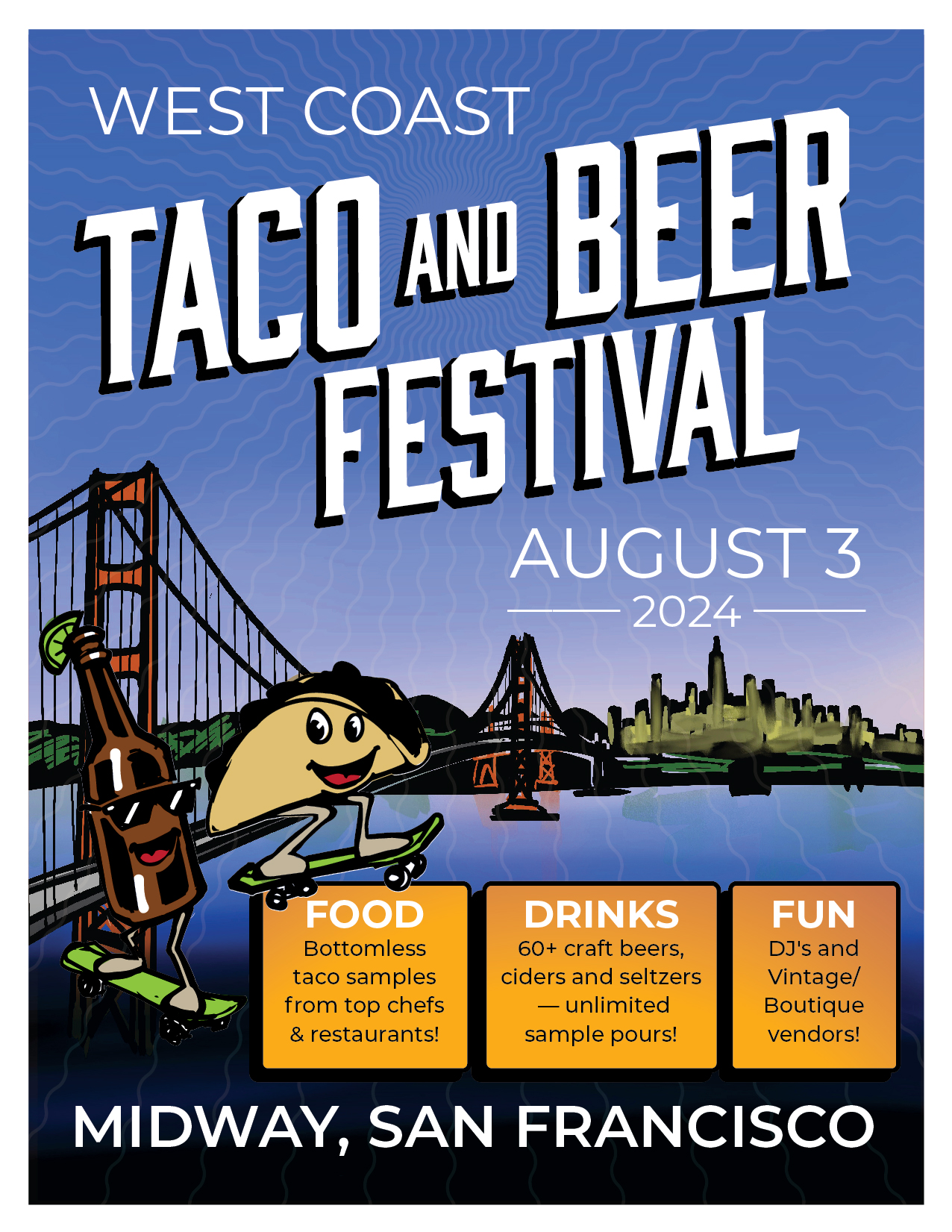 West Coast Taco & Beer Festival at The Midway San Francisco