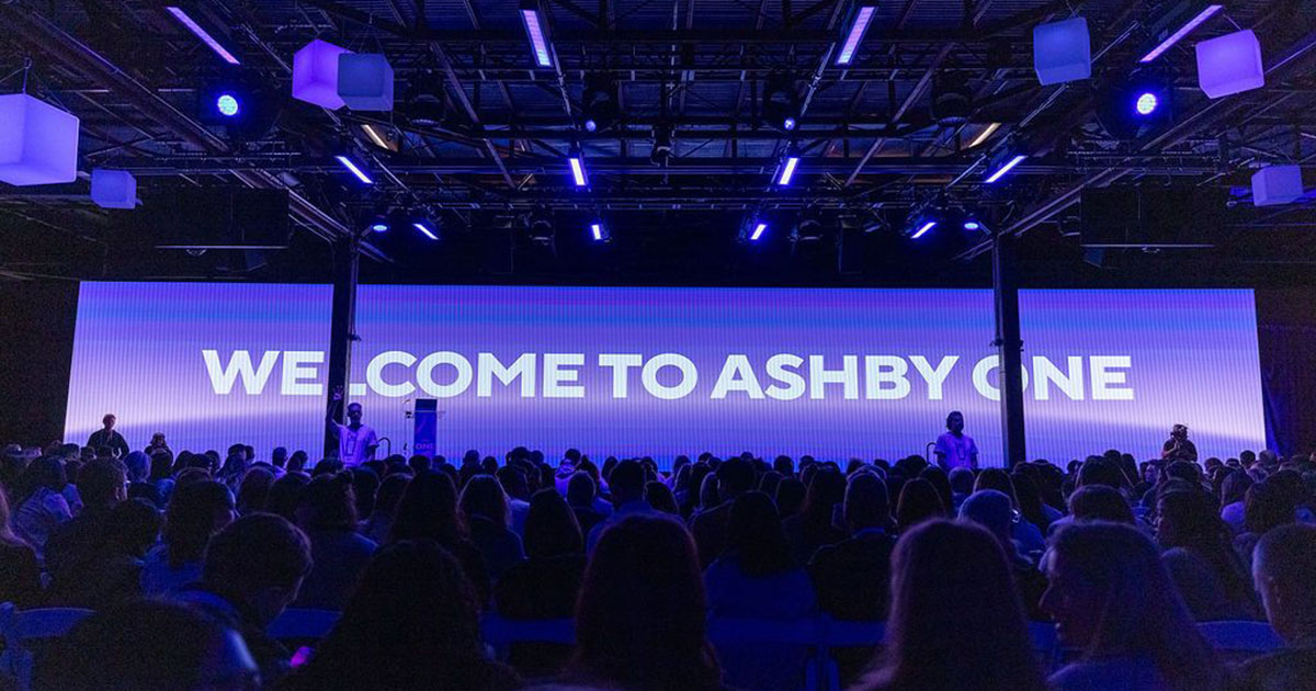 Ashby One 2026 keynote session at The Midway conference venue in San Francisco