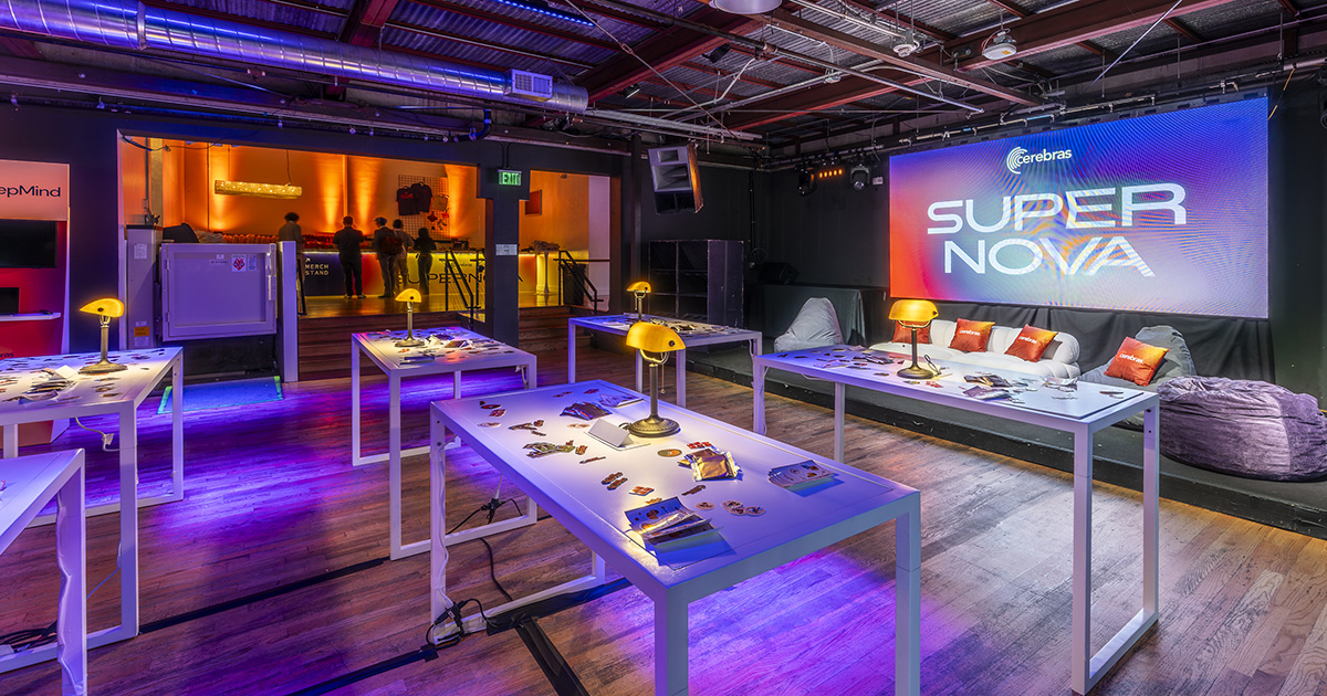 Breakout Space at Cerebras Supernova at The Midway Event Space San Francisco