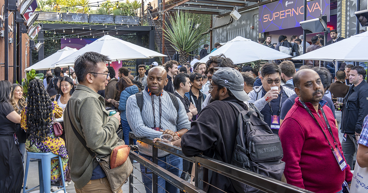 Networking at Cerebras Supernova Conference 2026