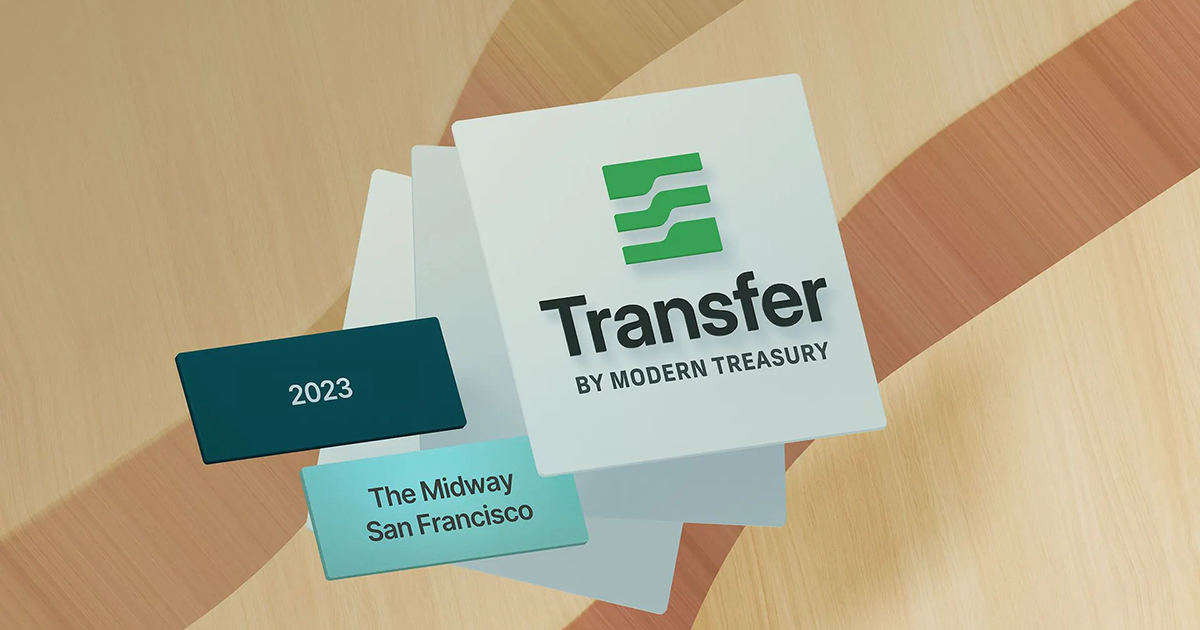 Transfer 2023 from Modern Treasury