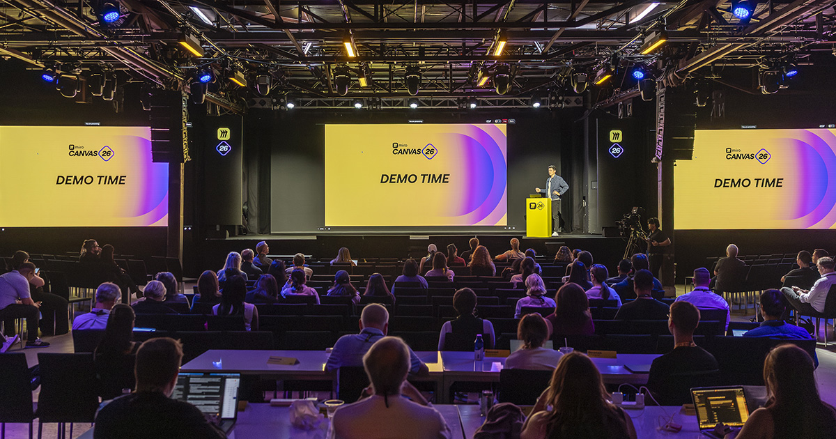 Miro Canvas Conference Event Campus San Francisco at The Midway - Mainstage