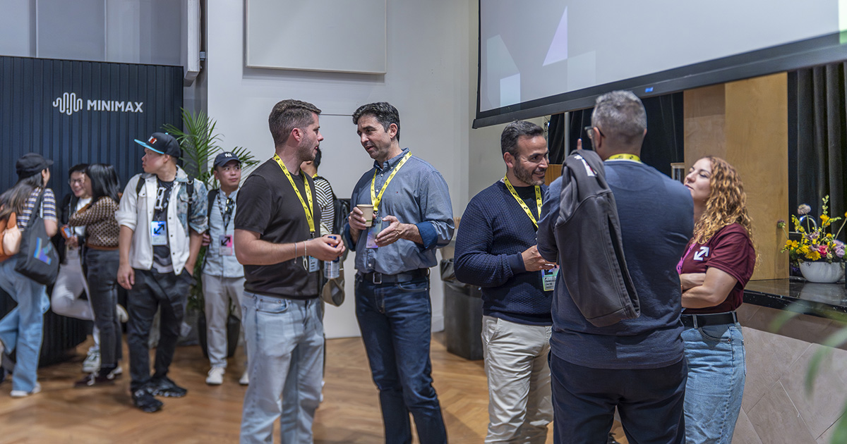 Conference Attendees Networking in a Third Space at The Midway San Francisco