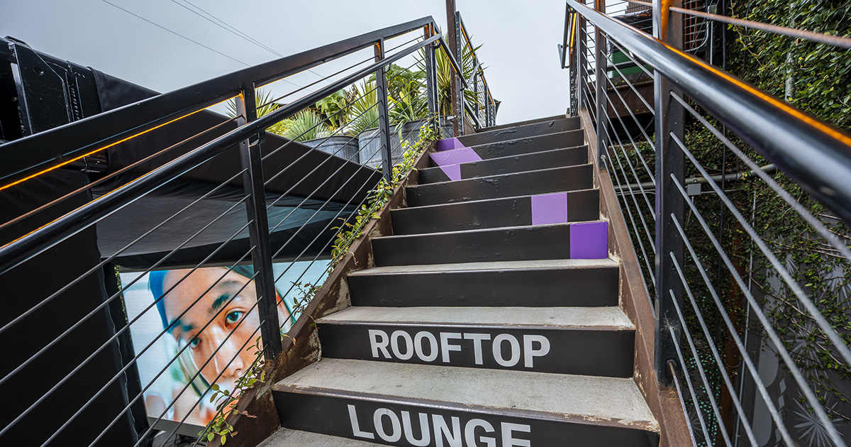 Entrance to Outdoor Observatory Rooftop Corporate Event Space San Francisco - The Midway